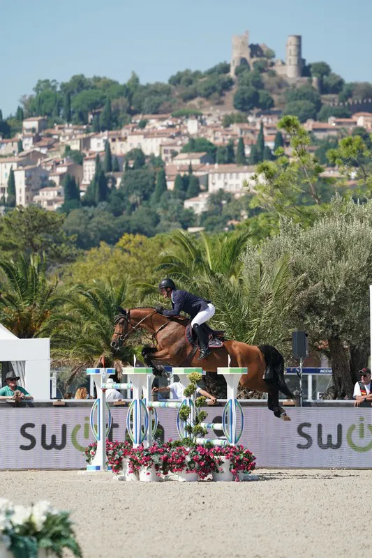 On retrouve ici le couple à l’Hubside Jumping de Grimaud.
