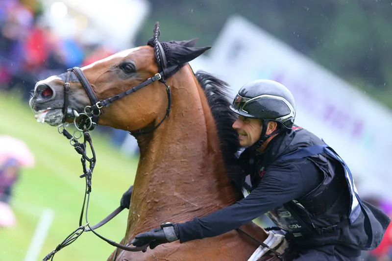 Thibaut Vallette et Quing de Briot, double médaillés de bronze aux championnats d'Europe de Blair Castle.