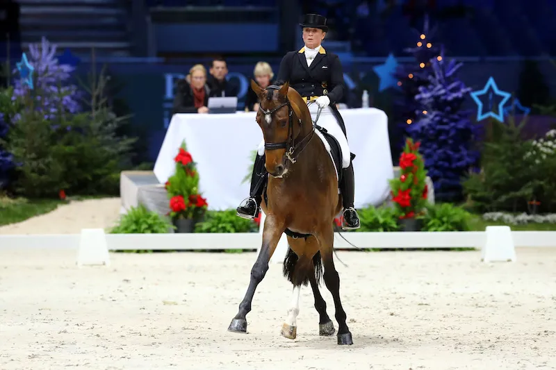 Comme hier, Isabell Werth a été battue ce soir avec Emilio 107, mais d'un rien!