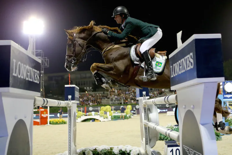 Sans faute hier et ce soir avec Quabri de l'Isle, le Brésilien Pedro Veniss a empoché une prime de 50 000 euros.