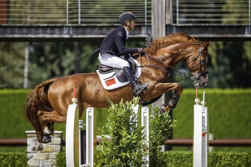 Li Zhenqiang et Uncas S, meilleur couple chinois à Valkenswaard, avaient concédé un puis cinq points.