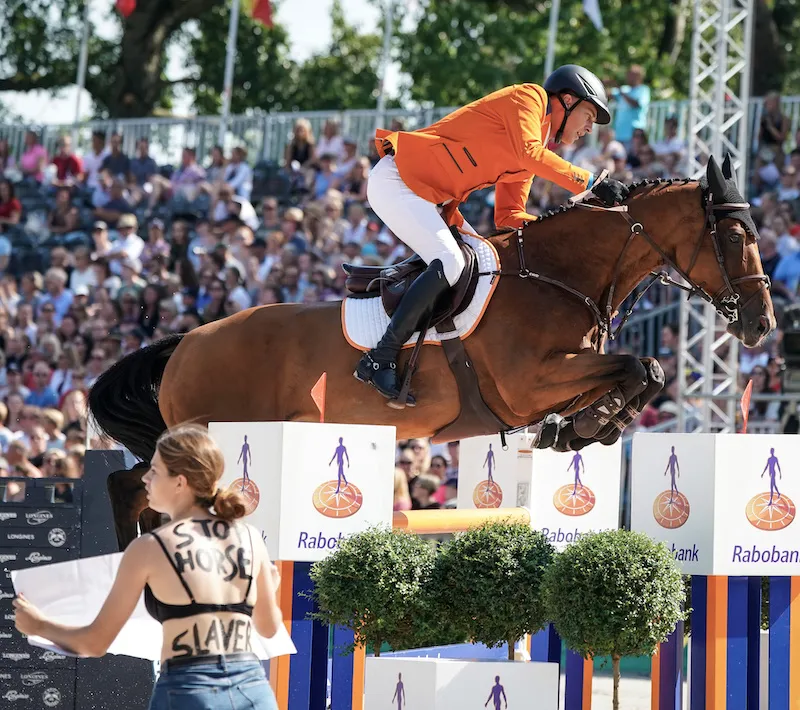 Marc Houtzager n’est pas près d’oublier sa seconde manche avec Sterrehof’s Calimero, laquelle aurait pu tourner au cauchemar.