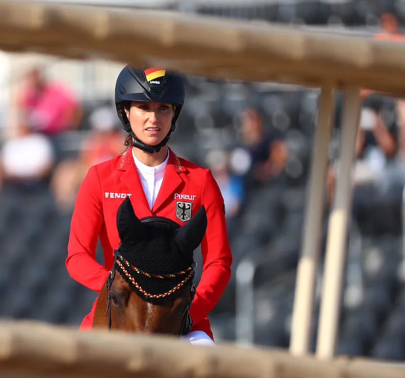 Nouvelle leader du championnat individuel avec DSP Alice, Simone Blum repartira quoi qu'il arrive avec le bronze par équipes.