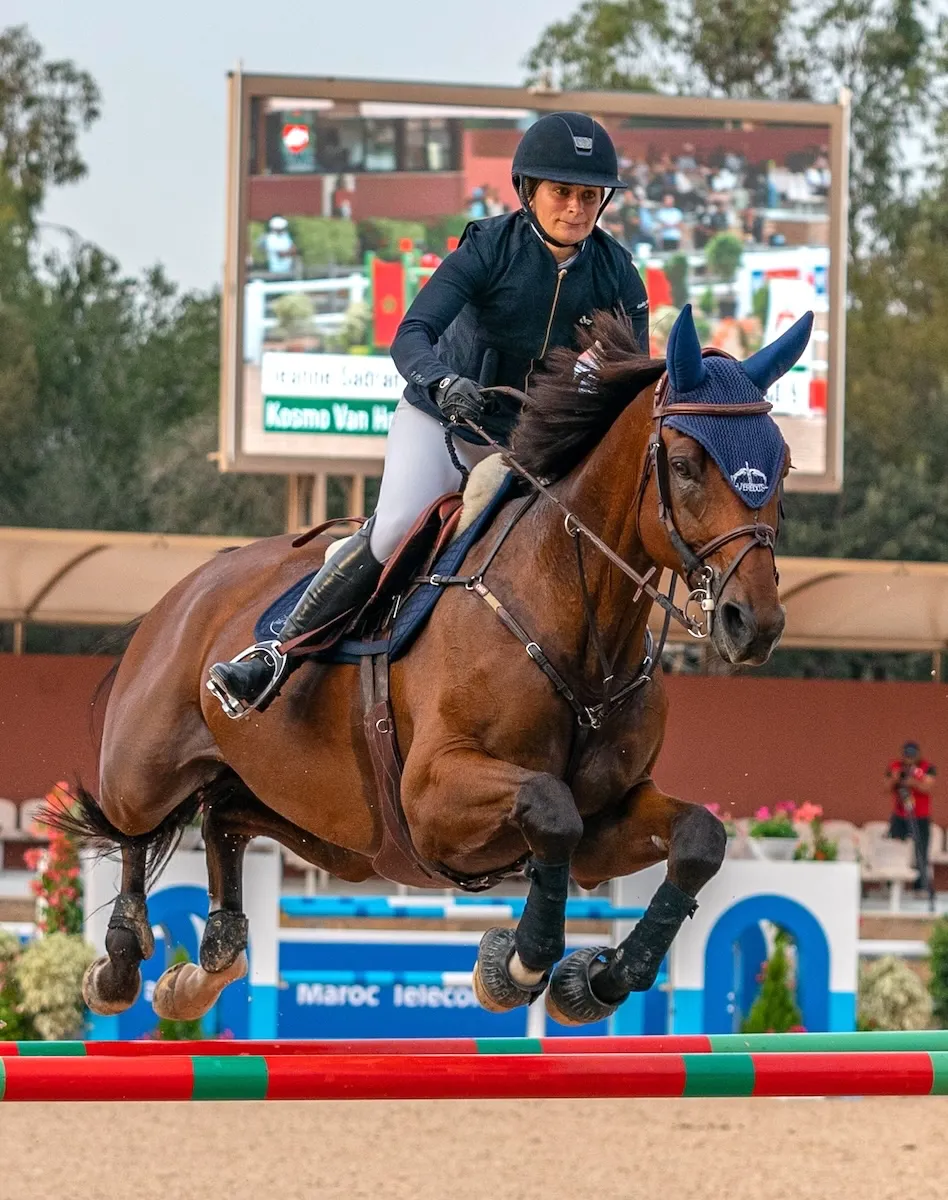 Jeanne Sadran a confirmé saz très belle année 2023, marquée par d’autres classement de prestige avec Dexter de Kerglenn et Unforgettable Damvill, qu’on devrait revoir dimanche dans la Coupe des nations.