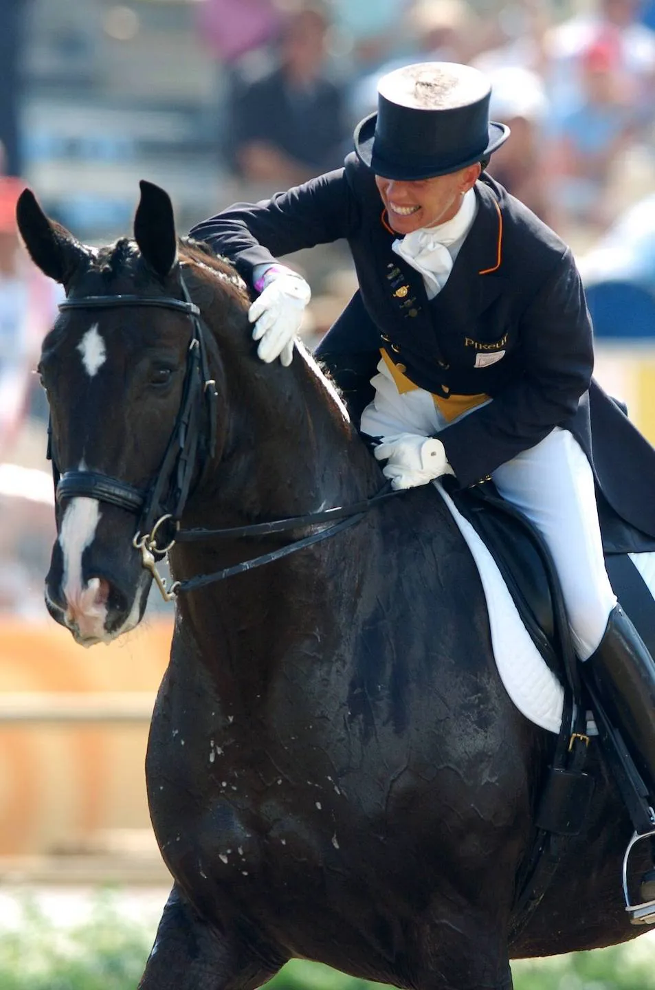 Salinero lors des Jeux olympiques d'Athènes, en 2004. 