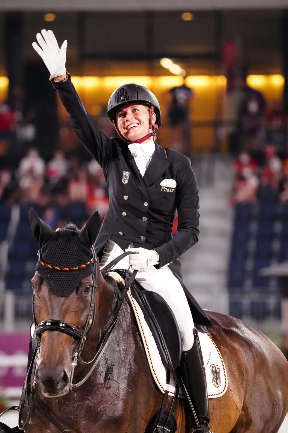 “J’ai senti Dalera 100 % avec moi de la première à la dernière seconde", s'est exprimée Jessica von Bredow-Werndl après son sacre olympique en individuel.