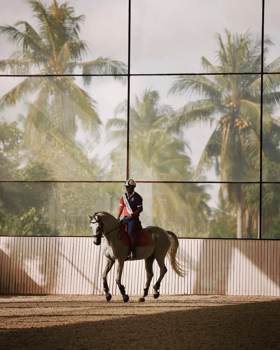 Le manège du Thai Polo and Equestrian Club.