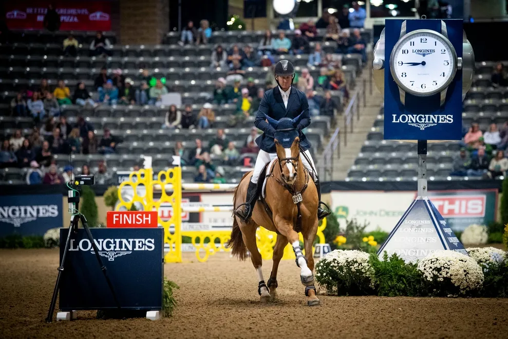 McLain Ward a manqué de remporter sa sixième victoire à Lexington.