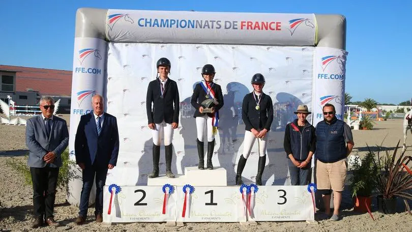 Podium du championnat des As Cadets