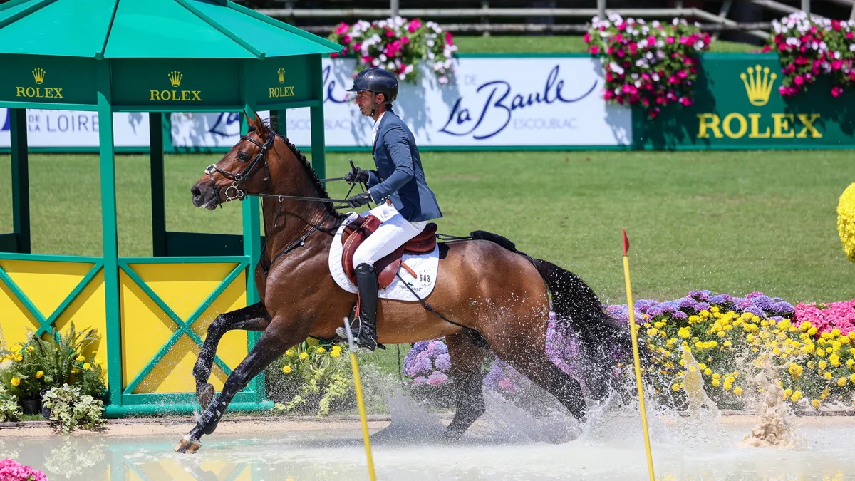 Steve Guerdat s’est brillamment classé deuxième du Derby de La Baule sur Easy Star de Talma.