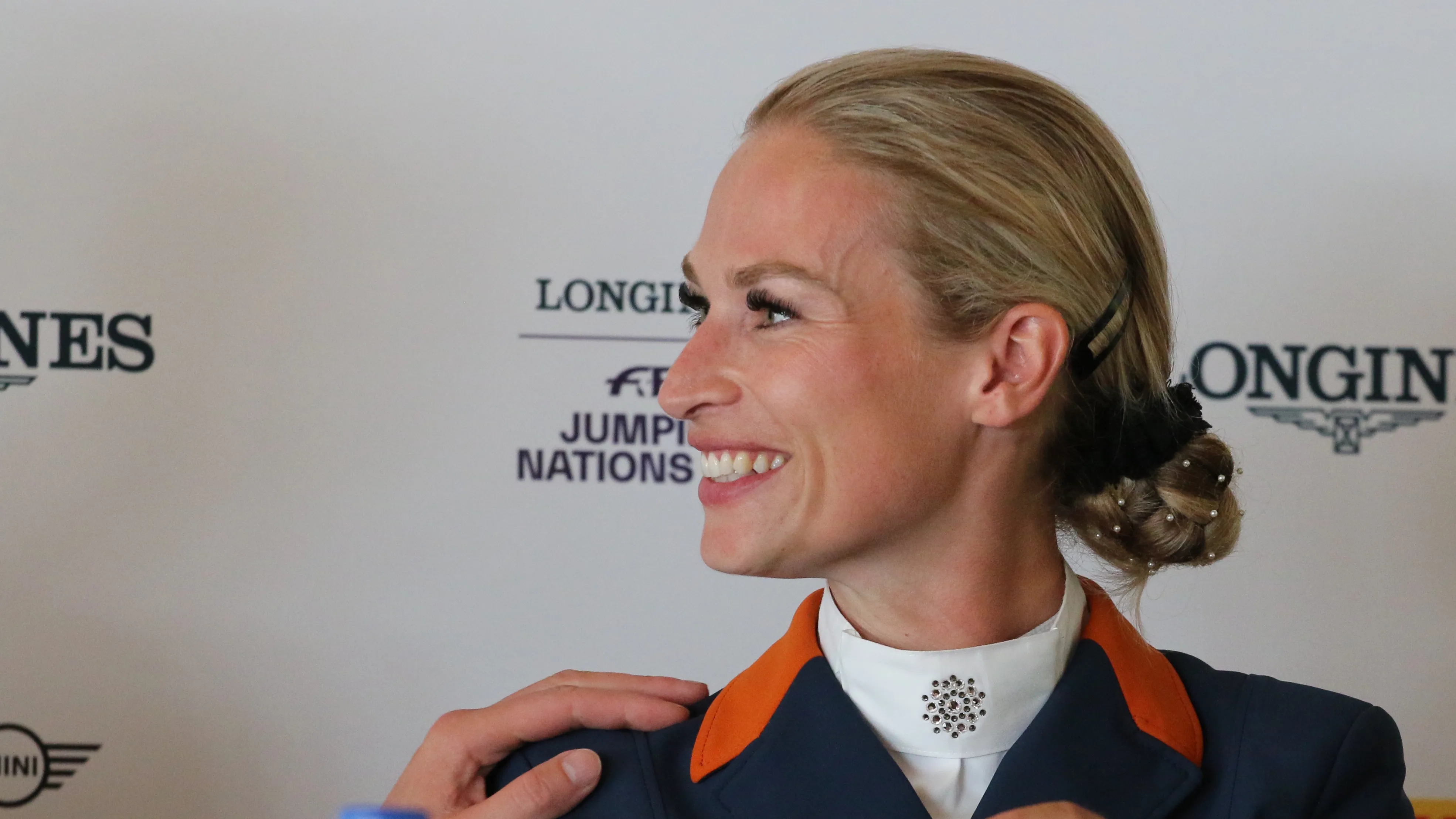 La lauréate de l'épreuve Dinja van de Liere. 