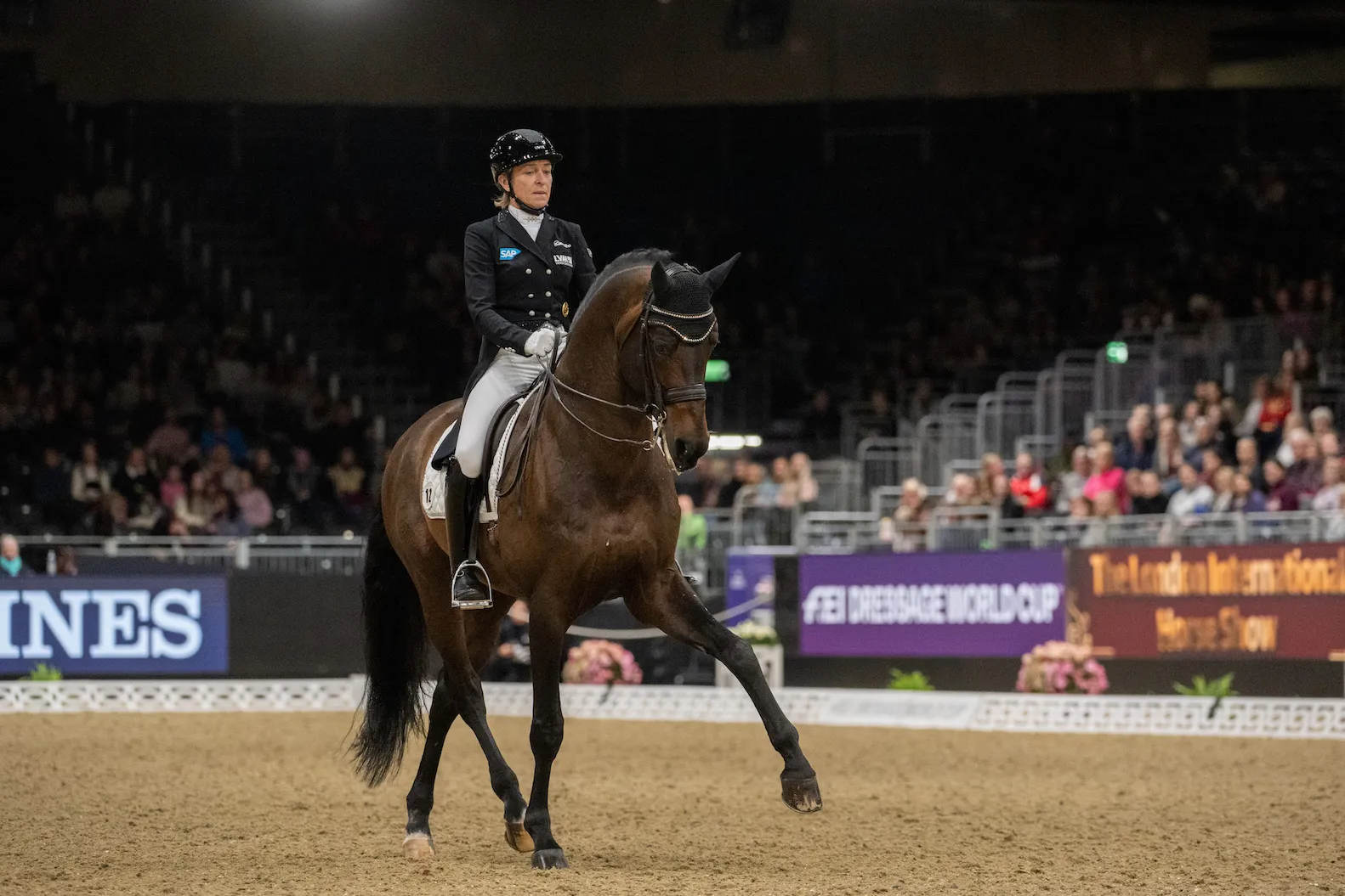 Qu'il s'agisse de concours complet ou de dressage, Ingrid Klimke n'est jamais loin de la tête du classement.
