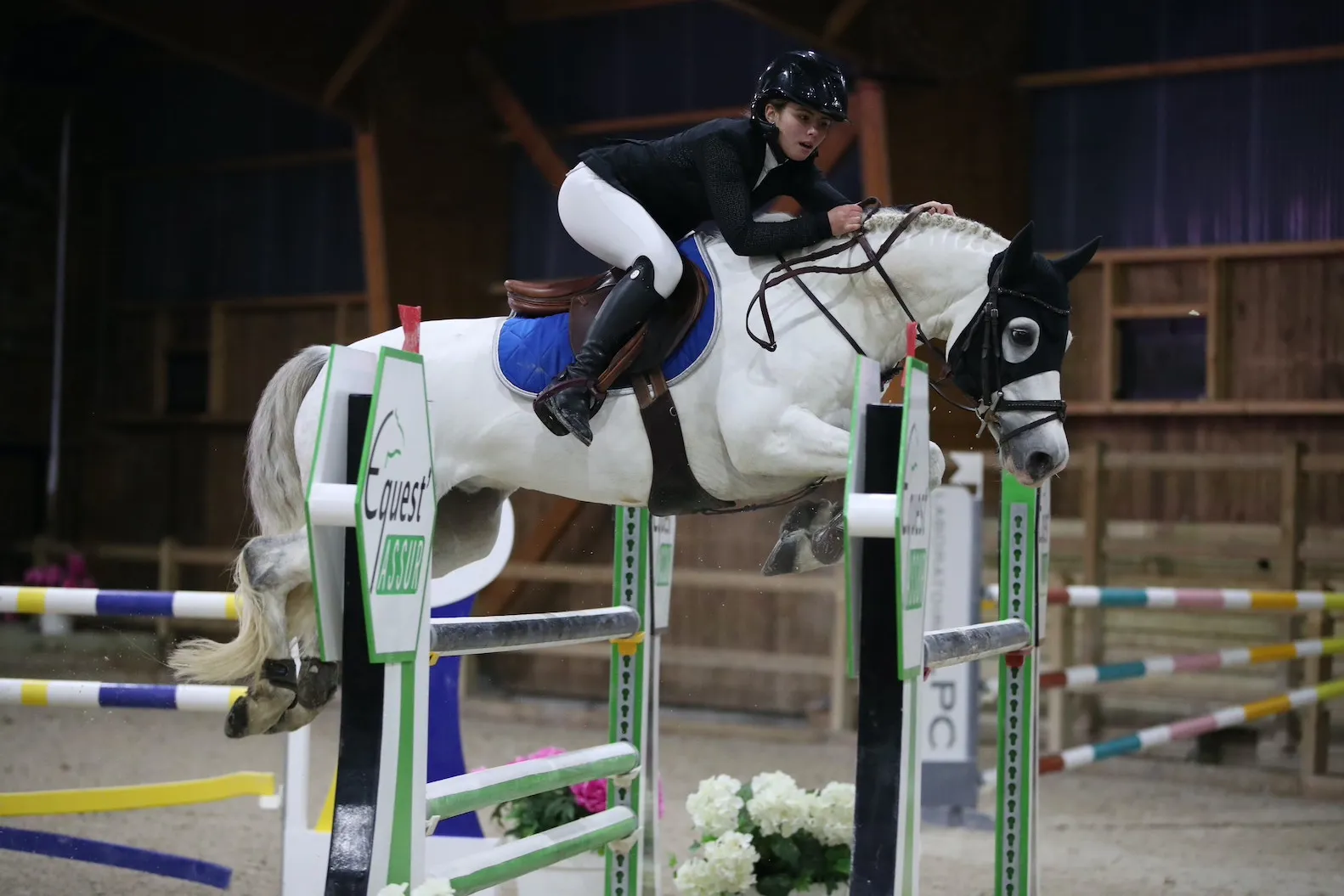Magnifique neuvième place pour Janelle Rebelo, ici à Villers-Vicomte, et son électrique Dance Floor du Cauroy.