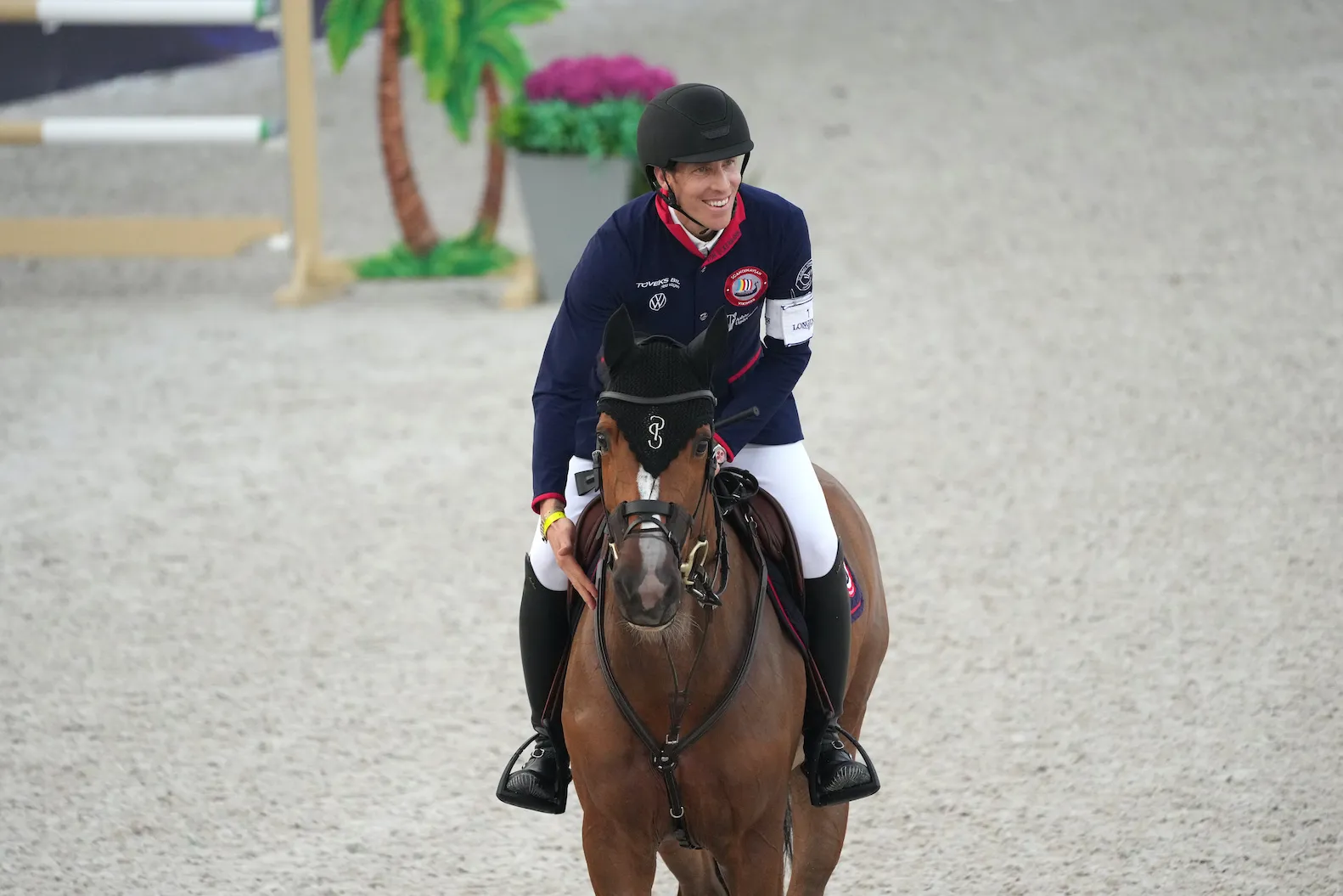 Caresse de fin de parcours pour Glamour Girl.