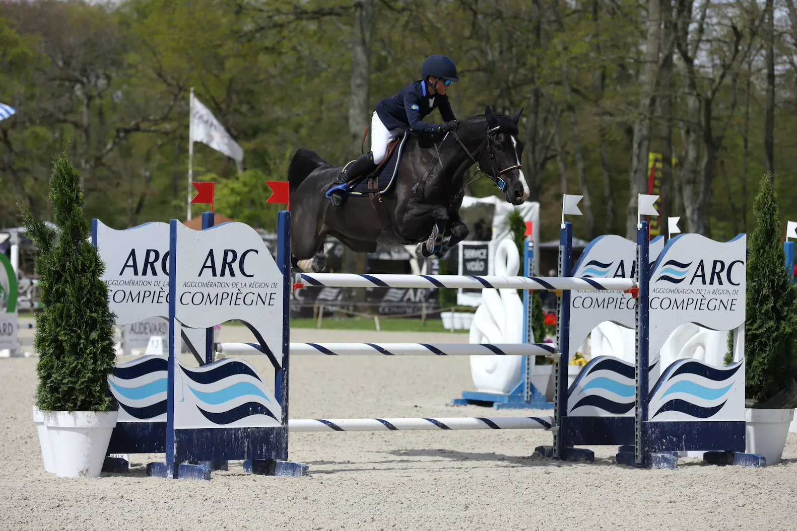 Liam Nilsson a réalisé d'excellents parcours cet après-midi!