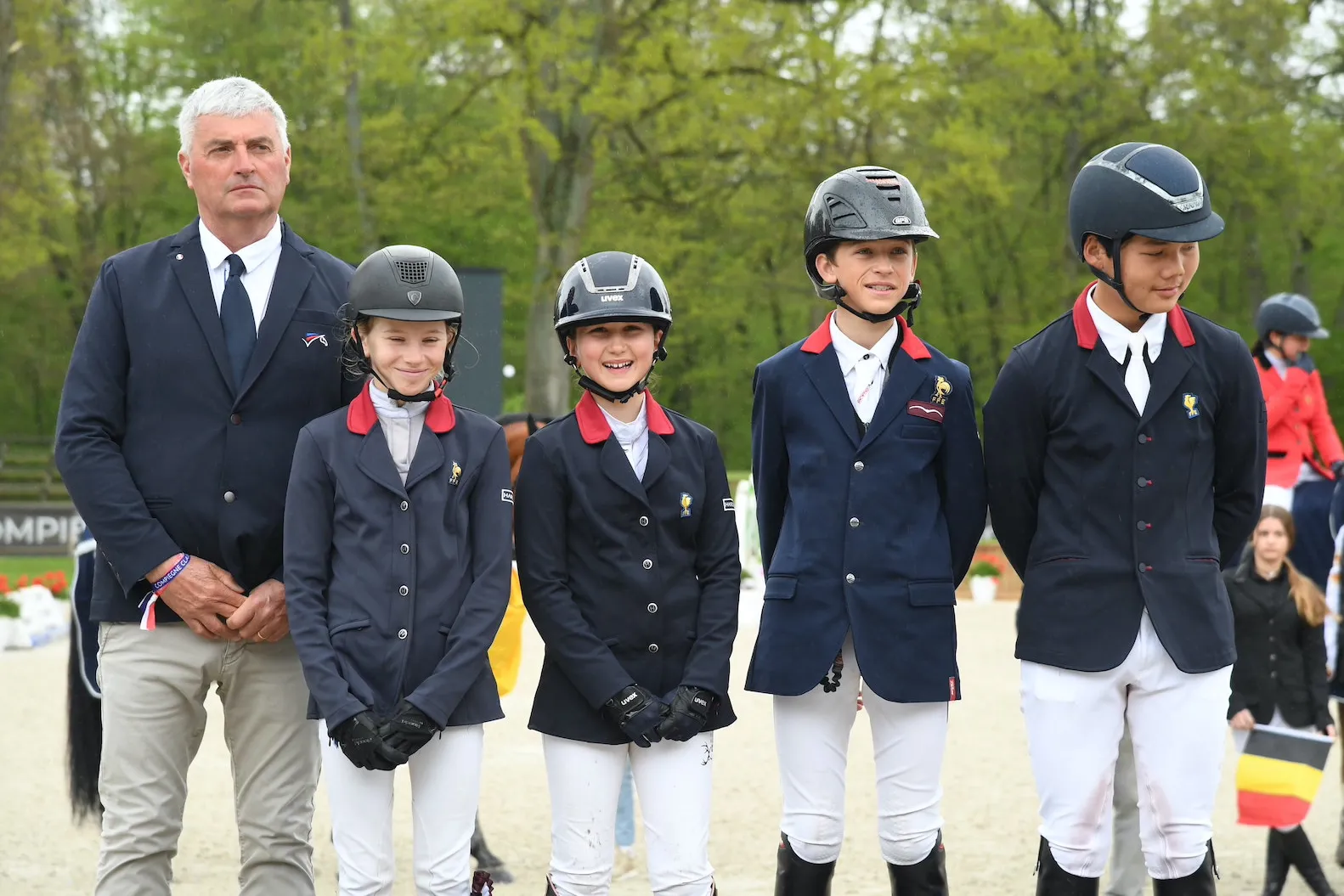 La journée a bien débuté avec la deuxième place des Enfants!