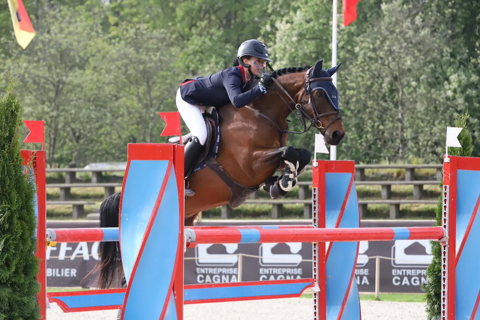 Magnifique Grand Prix pour Myla Moulin Teste, seulement pénalisée d'un sabot dans la rivière.
