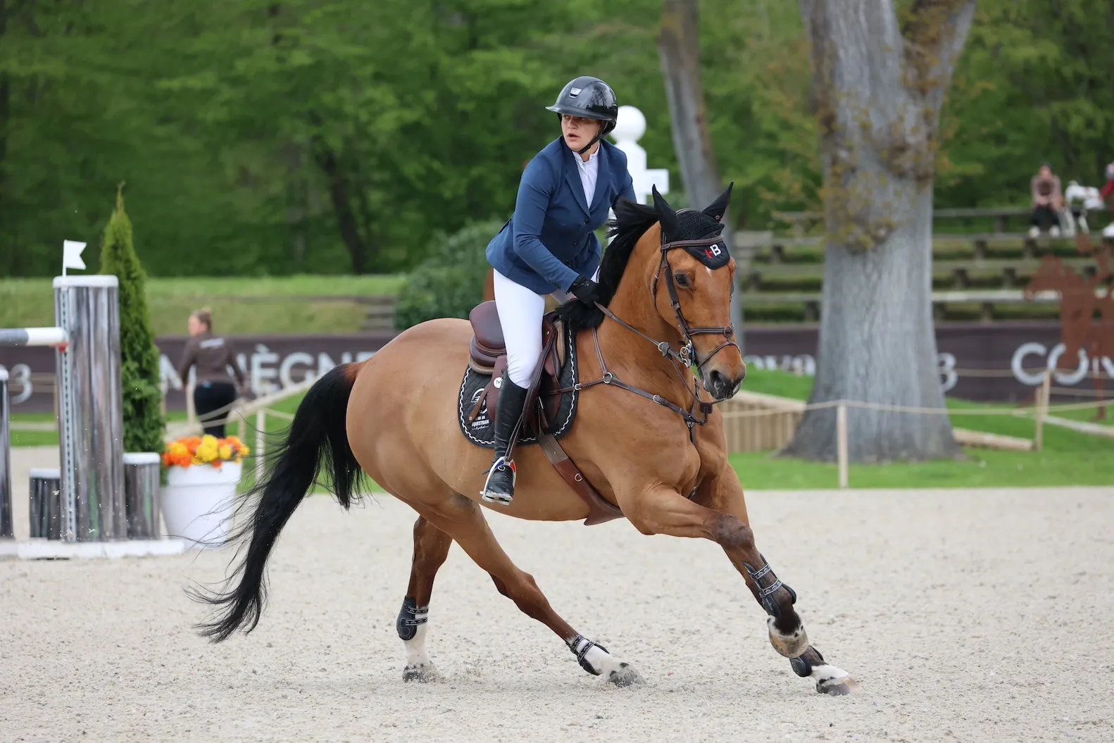 Un rageant point de temps a privé Lucie Martinot d'un barrage cet après-midi.