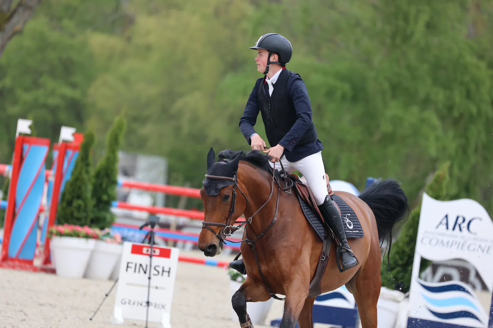 Ludo Fournier, deuxième du Grand Prix Juniors avec Énergie du Banney, s'est imposé comme un pilier de l'équipe de France Juniors ce week-end. 