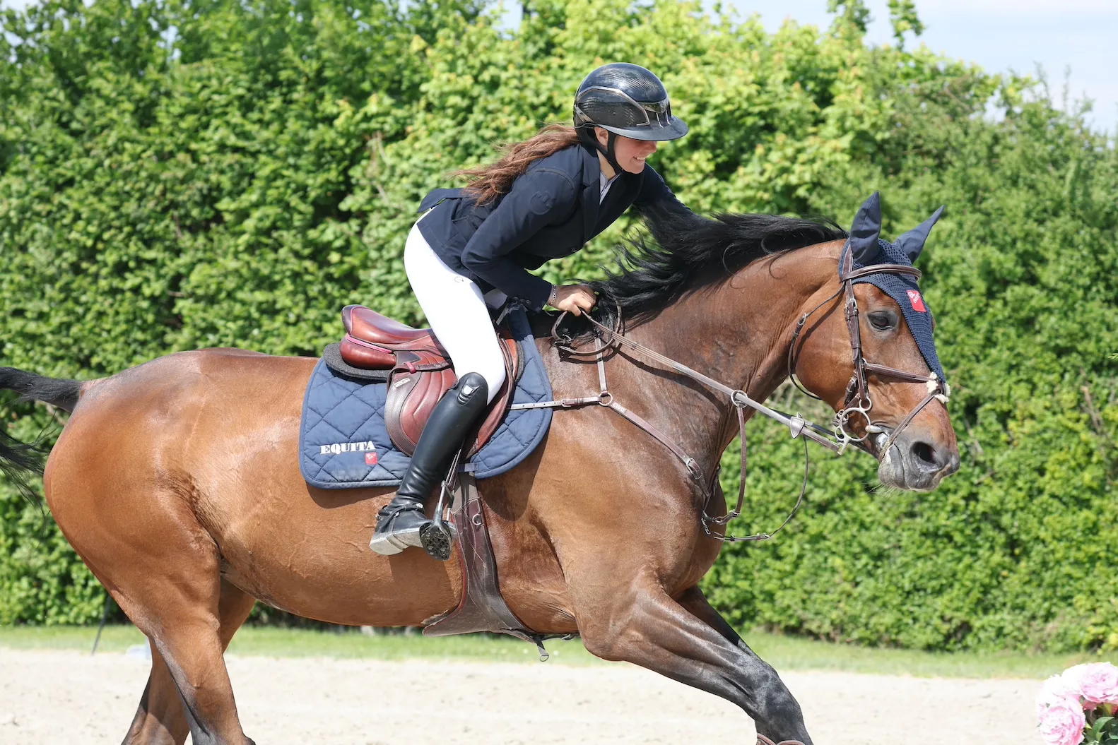 Victorieuse du championnat Juniors, Ulloa du Trèfle est née chez la famille Merand. 