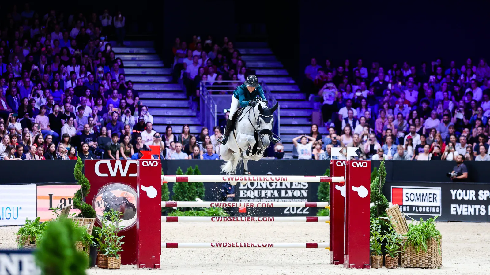 Pénélope Leprevost et le très aérien Bingo del Tondou ont signé leur meilleure performance cet après-midi.