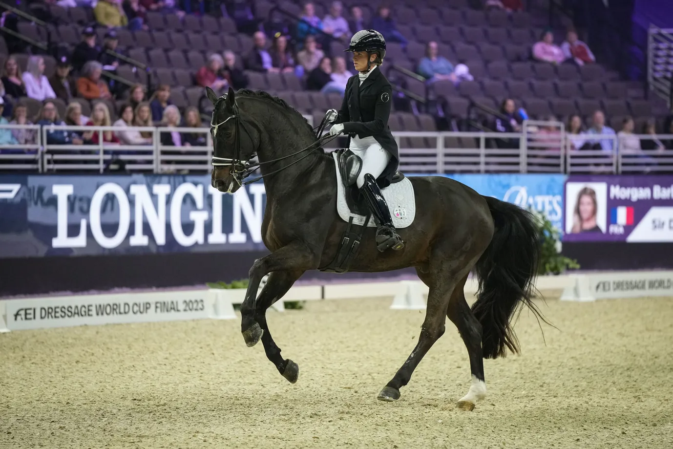 Morgan Barbançon Mestre et Sir Donnerhall II ont connu une soirée difficile.