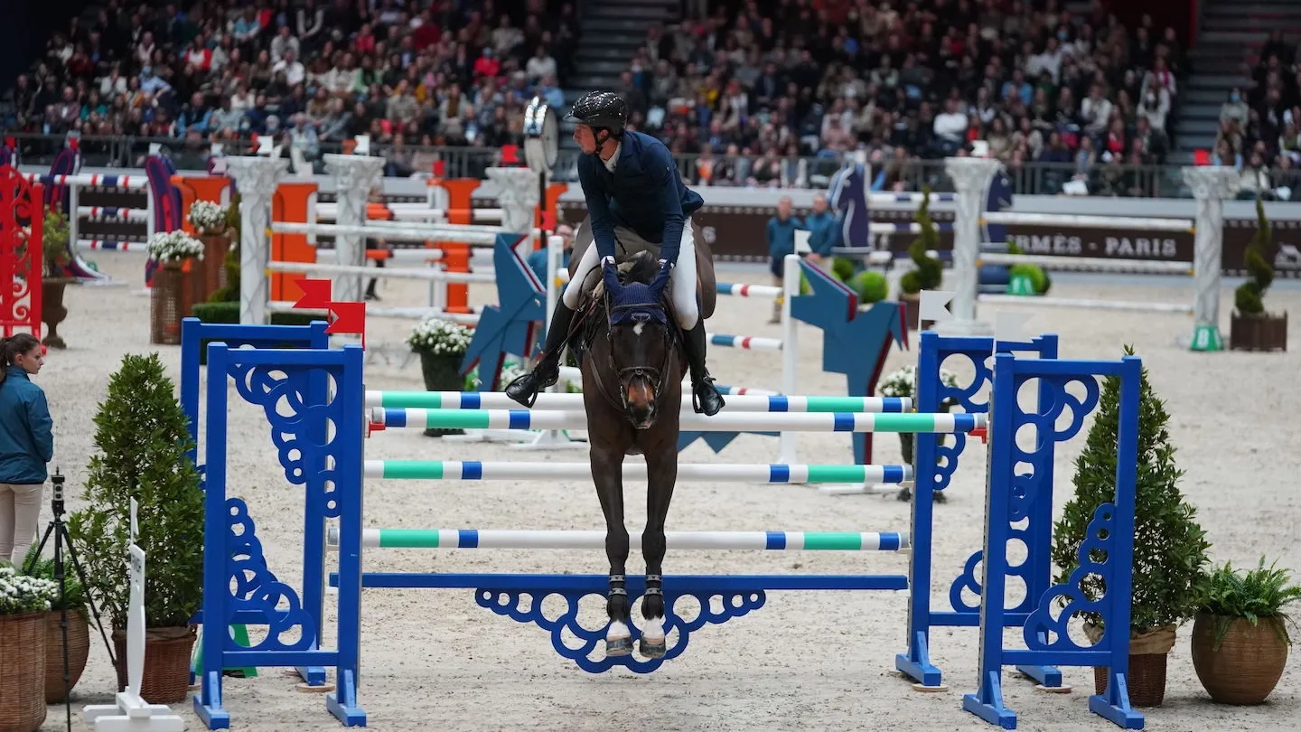 Martin Fuchs et The Sinner en route vers la victoire. 