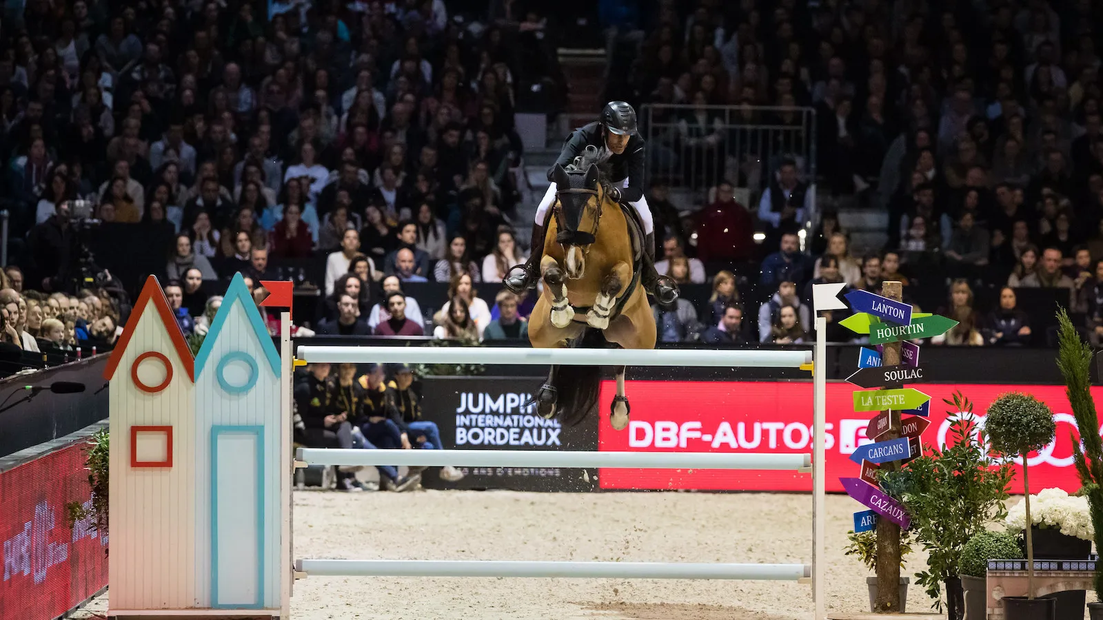 Cédric Hurel et Fantasio Floreval Z dans leur première étape de la Coupe du monde à Bordeaux. 