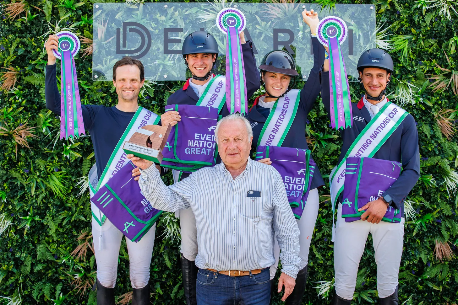 Mi-mai, Stéphane Landois et Chaman Dumontceau ont grandement participé à la victoire de la France à Chatsworth