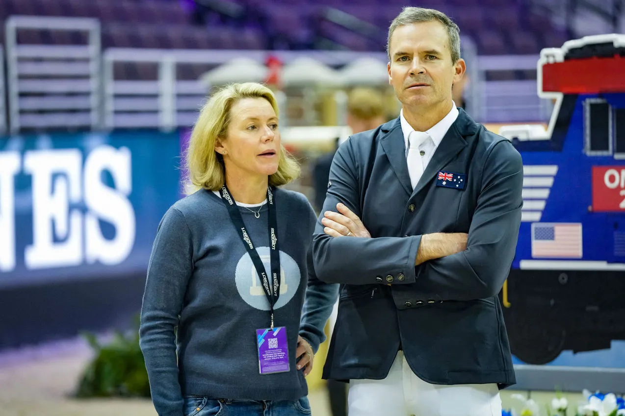 À Omaha, l’Australien Samuel Overton est accompagné de son épouse et groom Carly.