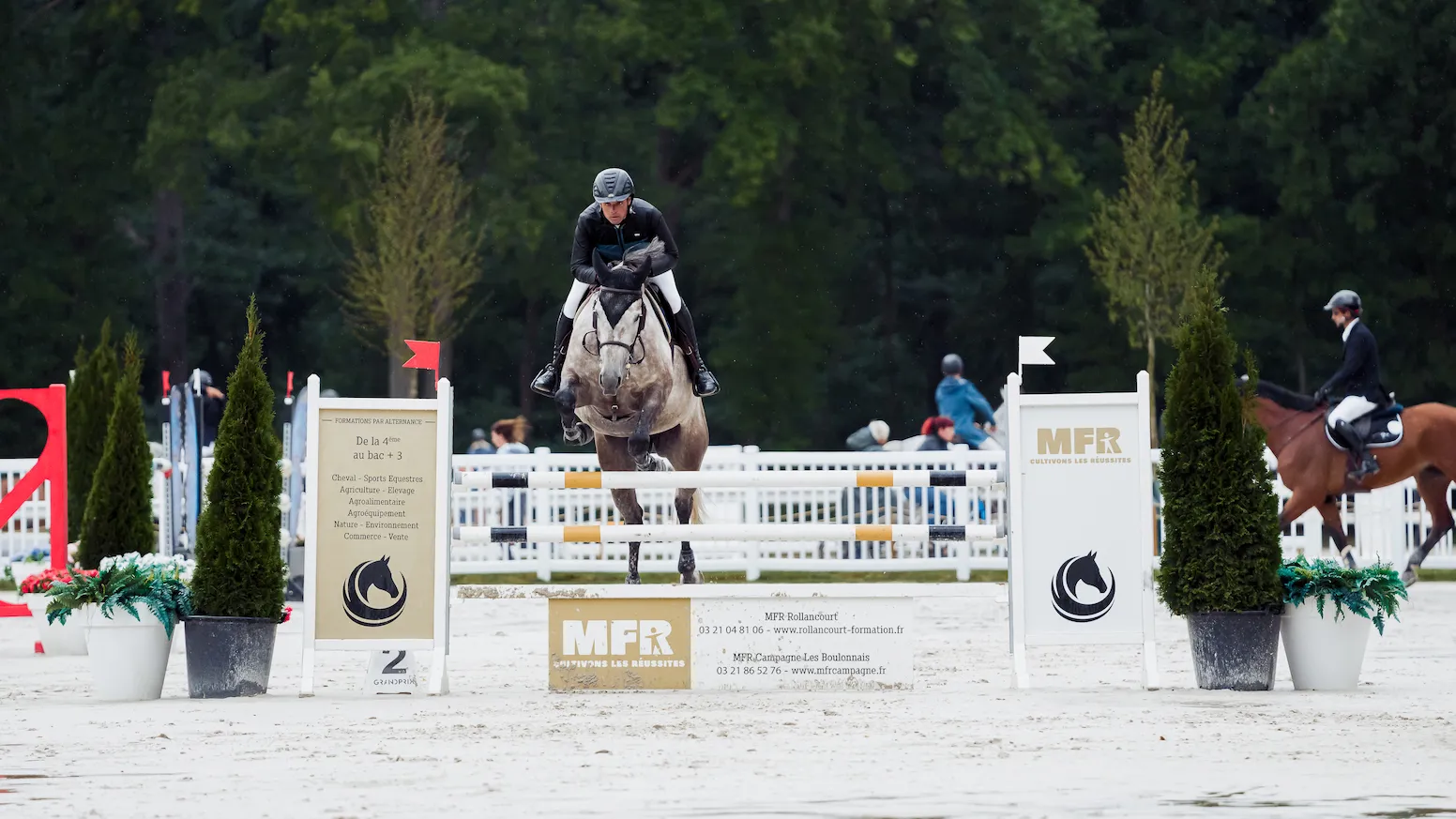 À Compiègne, Alix Ragot a réalisé l'une de ses premières compétitions avec Gracieuse de Laume.