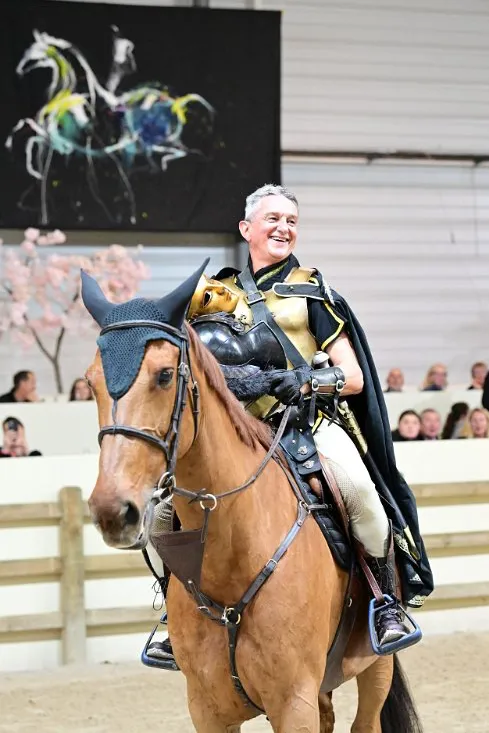 En 2022, Jean-Maurice avait pris part non sans malice à une épreuve masquée à Équi Seine.