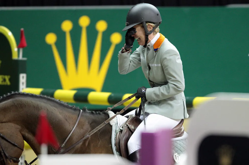 En 2009, Meredith Michaels-Beerbaum avait réalisé l'exploit de remporter la finale de la Coupe du monde pour la troisième fois avec Shutterfly.