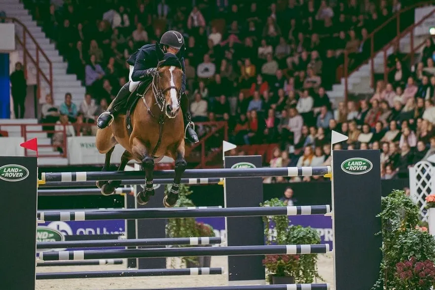 Julien Anquetin et Blood Diamond du Pont ont pris une très bonne deuxième place dans cette épreuve.
