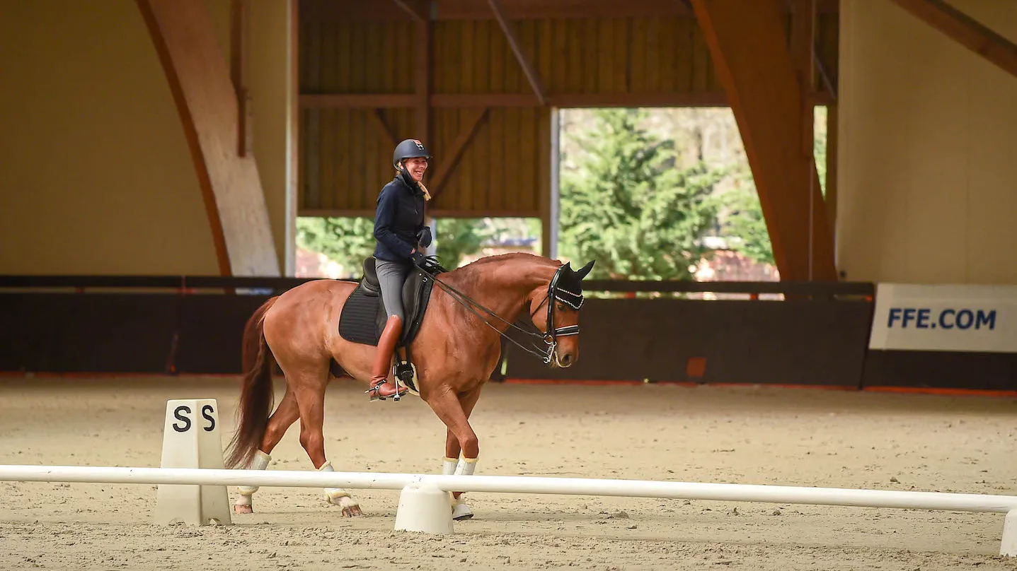 Stéphanie Brieussel et Fellini du Soleil. 