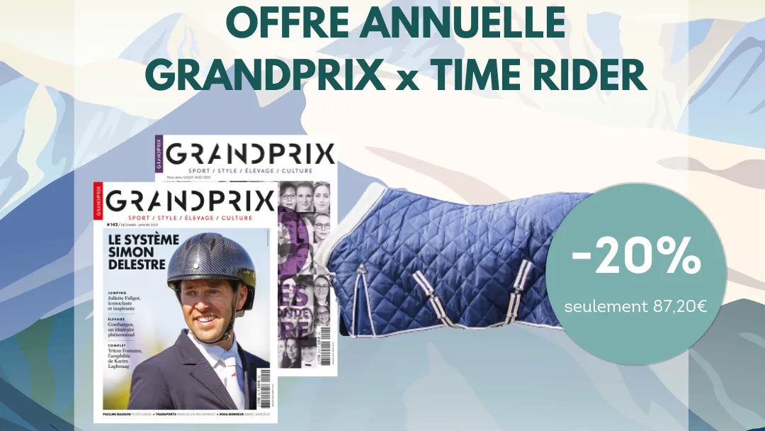 Offre annuelle x Time Rider 