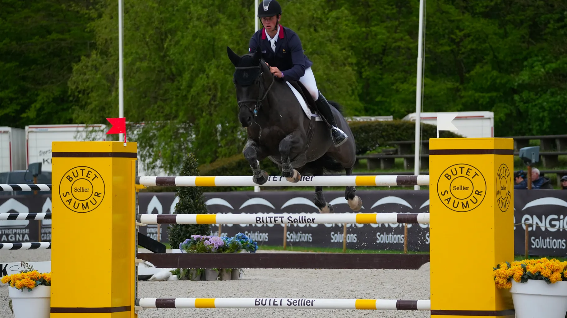 Aux rênes de Black’N Roll, Baptiste Eichner a également réalisé un double sans-faute.