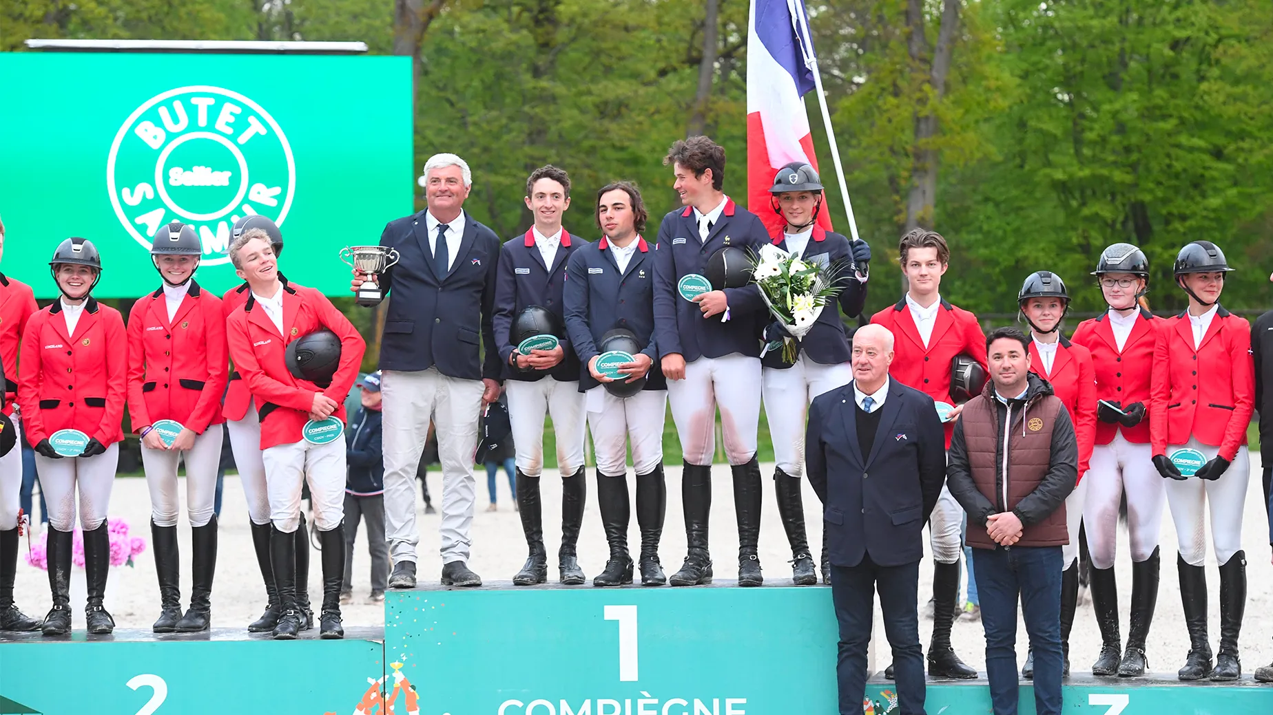 La Belgique et le Danemark ont complété le podium de l'épreuve.