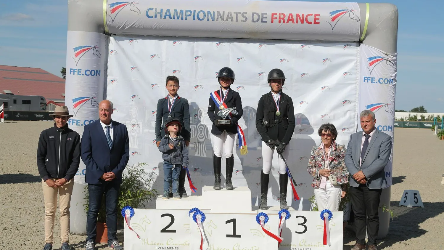 Podium du championnat des As Benjamins