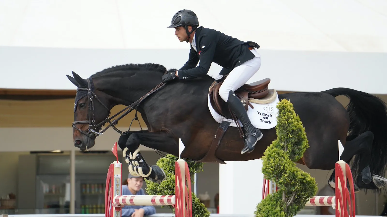 S&L Rocky et Edward Levy le week-end dernier lors du CSI 4* de l'Hubside Jumping de Grimaud. 