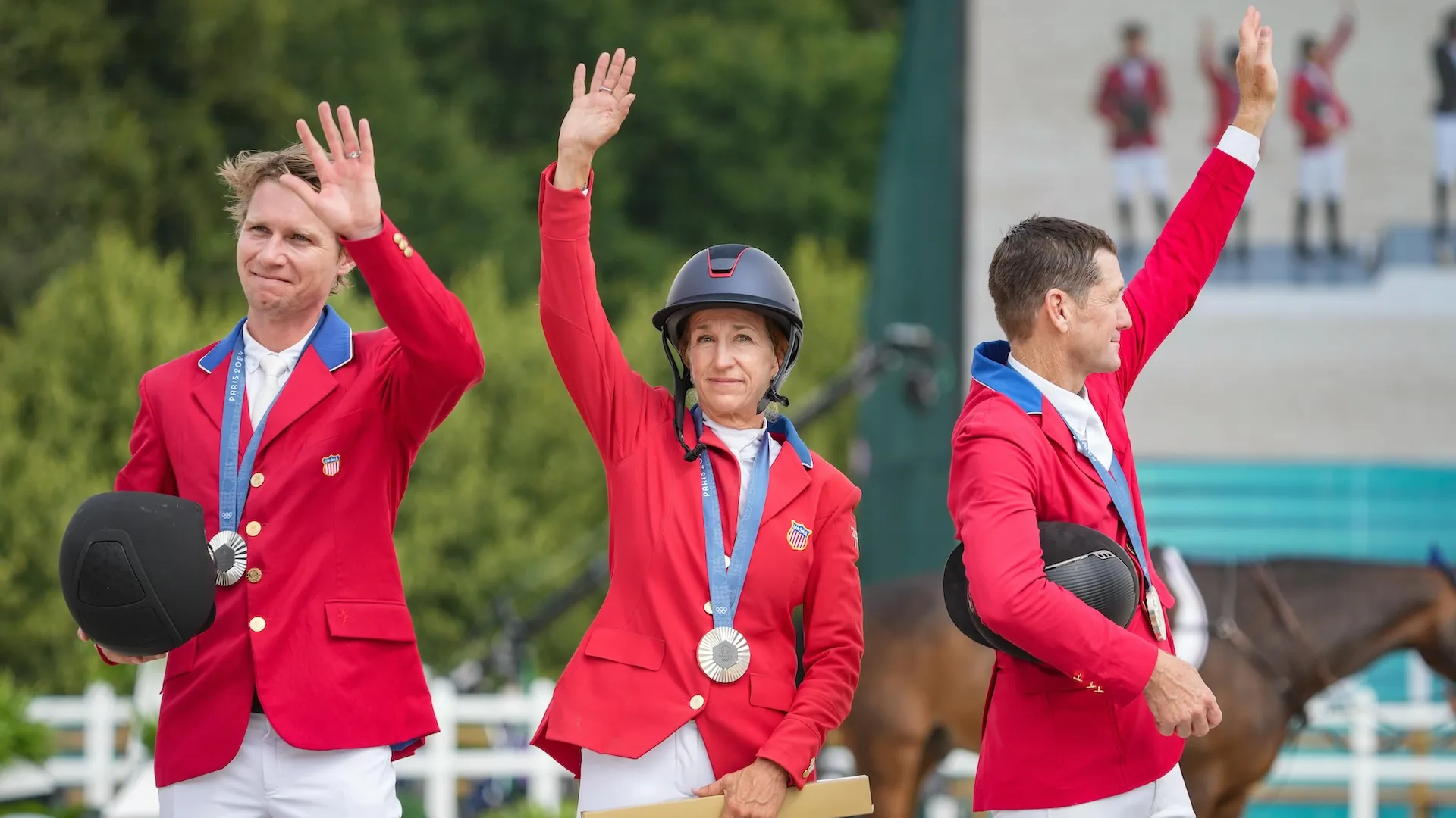 Karl Cook a partagé le podium avec deux piliers du Stars and Stripes, Laura Kraut et McLain Ward. 