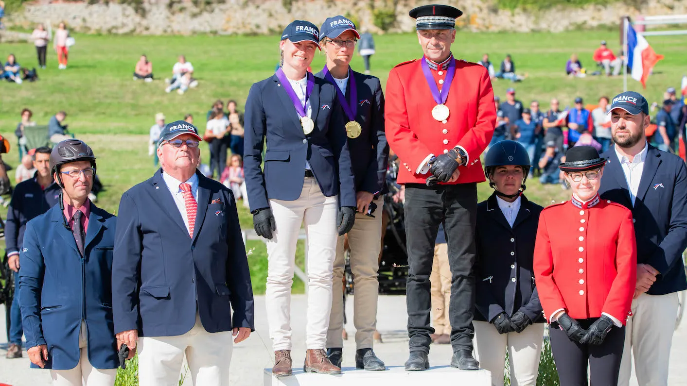 La France sur la plus haute marche du podium. 
