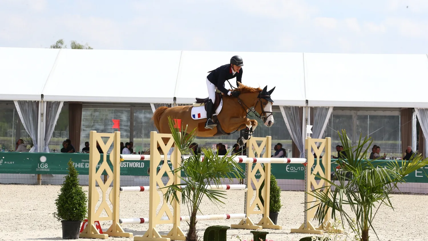 Charles Berthol a semblé survoler les obstacles avec Can Tho d’Aunou. 