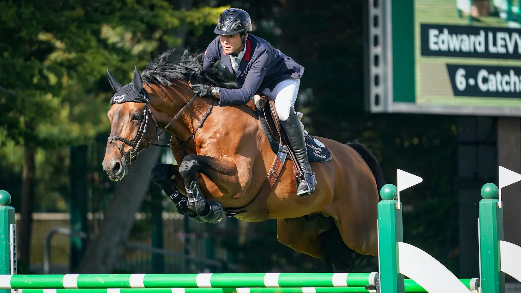 Edward Levy et Catchar Mail lors de l'Officiel de France à La Baule.