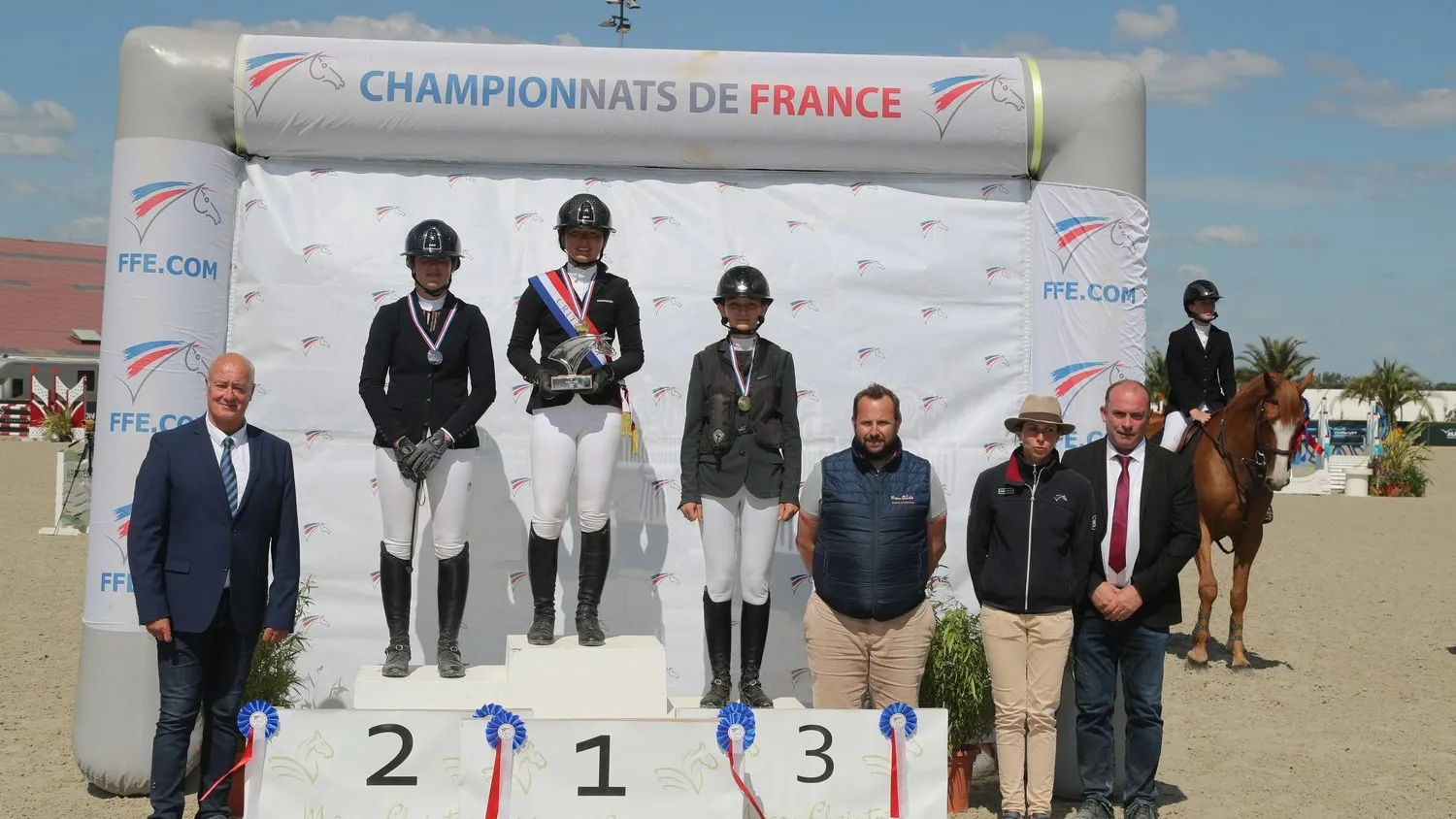 Podium Critérium des As Cadets