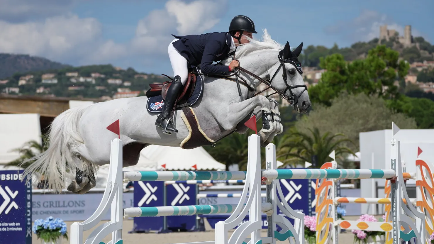 Jack Whitaker et Valmy de la Lande ont terminé deuxièmes du Grand Prix 3* de ce dimance à Grimaud