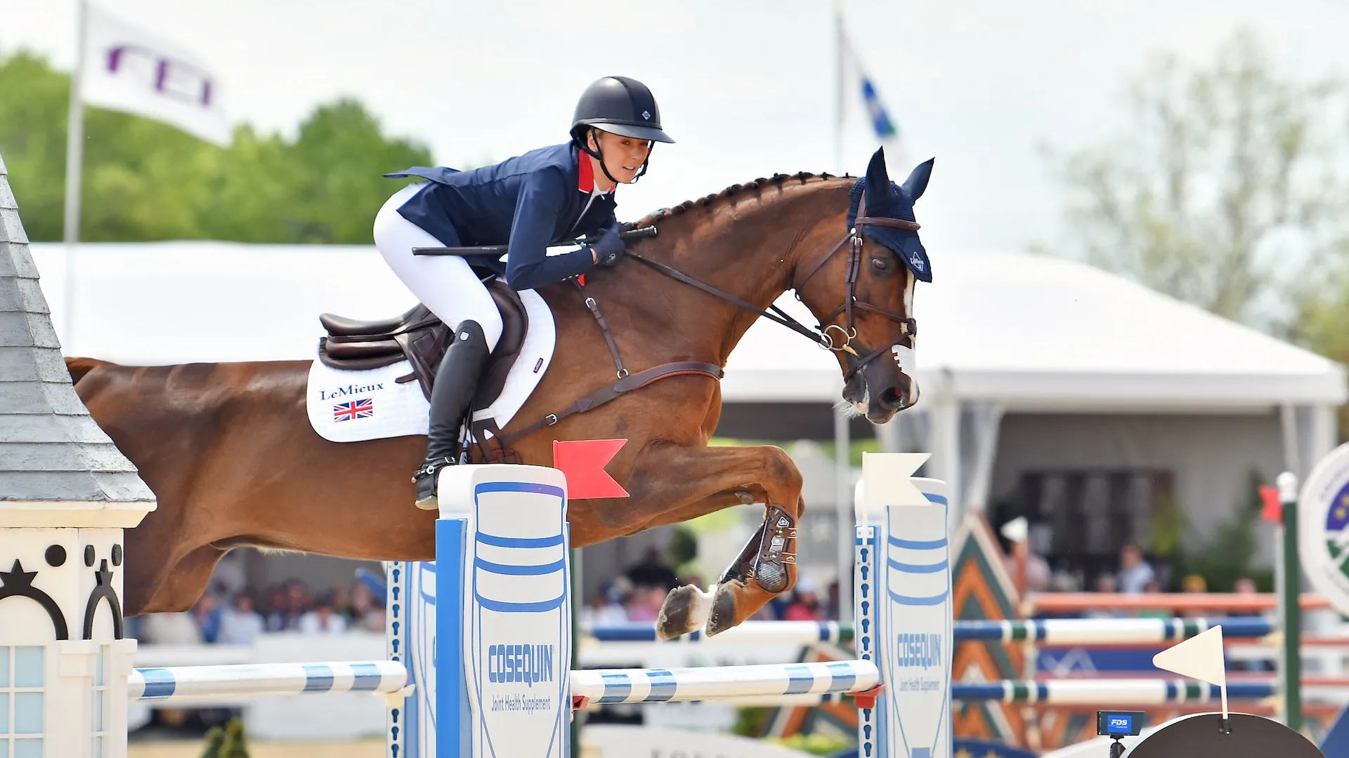 Champions du monde en 2022, Yasmin Ingham et Banzaï du Loir ont cette fois pris la troisième place. 