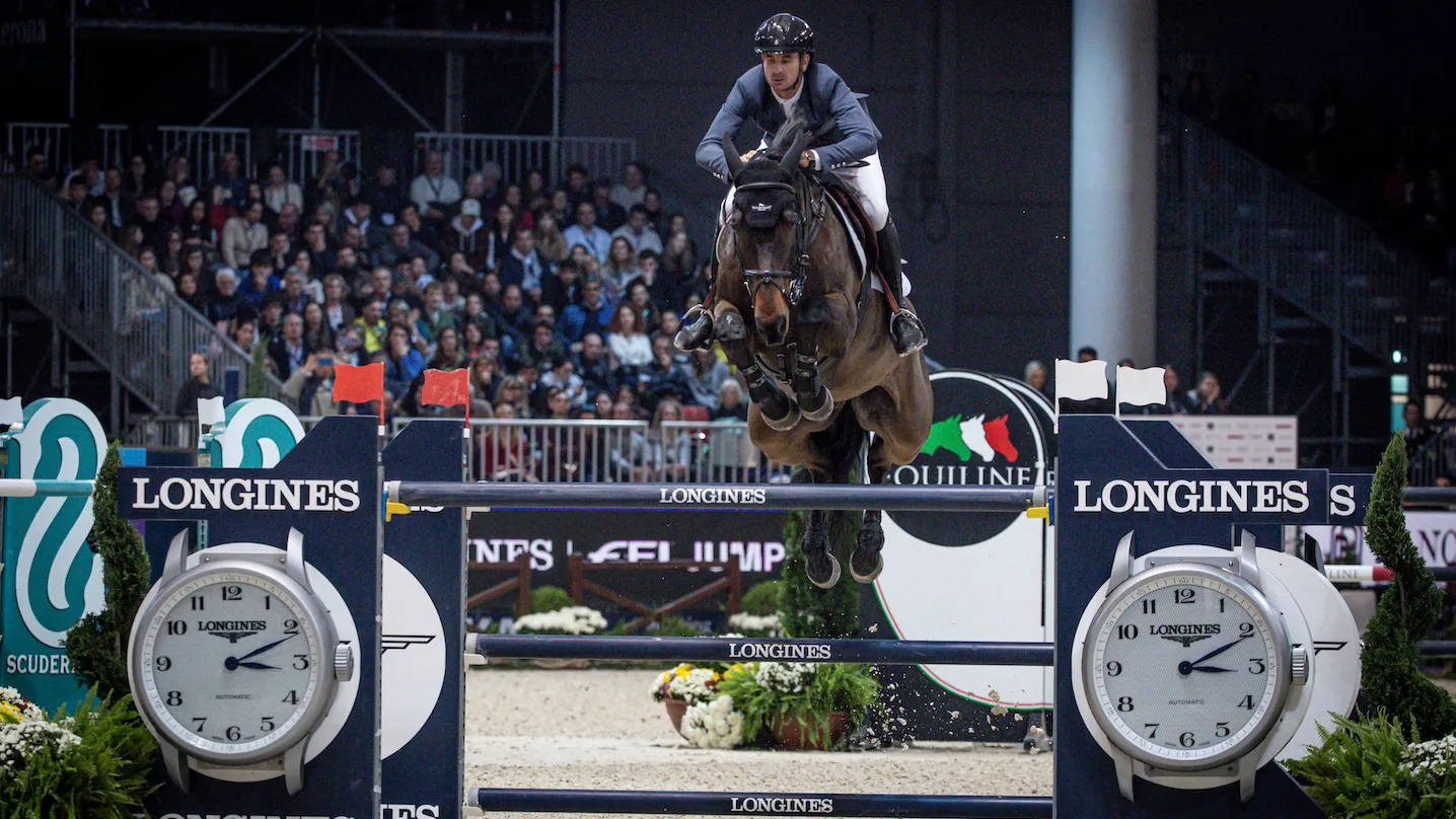 Les douleurs au niveau du dos n’ont pas empêché Steve Guerdat de se placer deuxième à Vérone. 