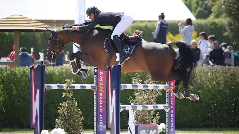 Cette année, le jeune Tricolore a pris part à sa première Coupe des nations EEF au CSIO 3* de Gorla Minore, où l’équipe de France s’est imposée. 
