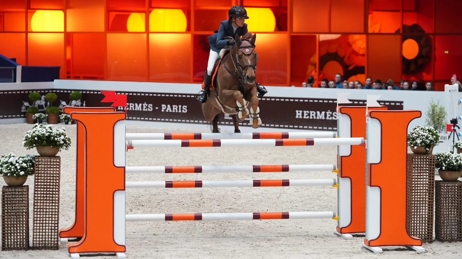 Jennifer Hochstadter et CSIO Bel dans l'épreuve à 1,45 de vendredi. 